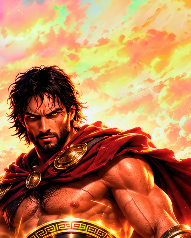 Heracles, from the RogueGods key art