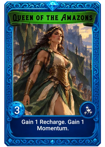 Card: Queen of the Amazons